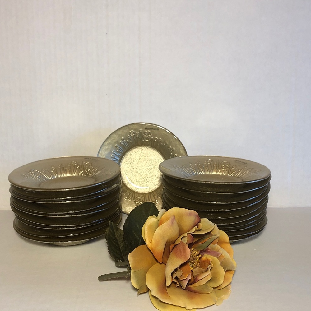Gold Plate Set of 20 (TURKEY)